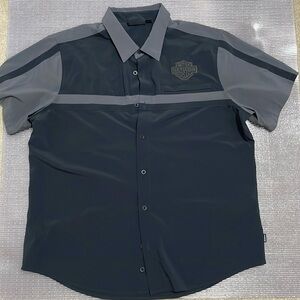 Men’s Harley-Davidson Cool Core Short Sleeve Button Down